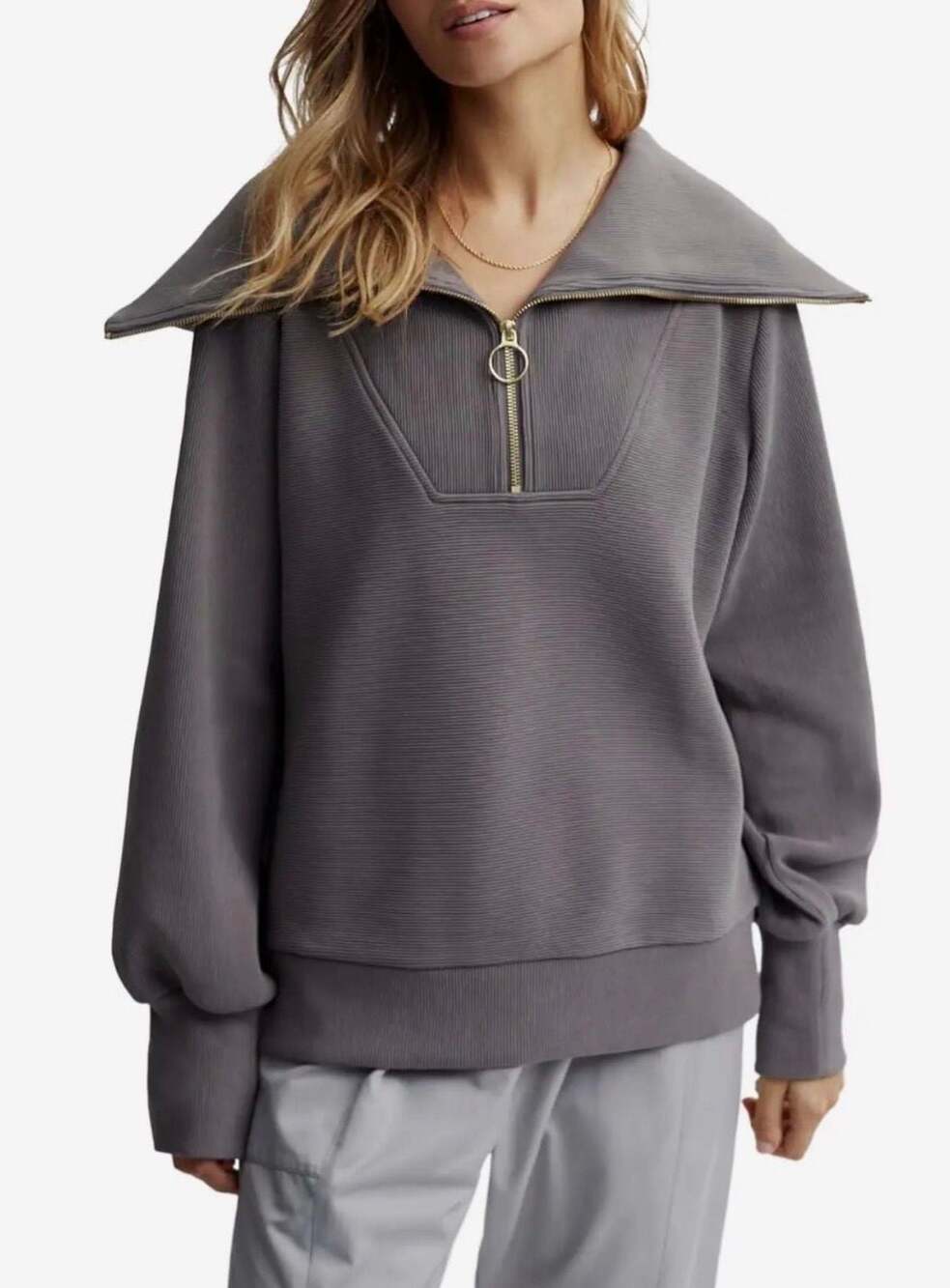 Varley Vine Half-Zip Pullover Sweatshirt - Small
